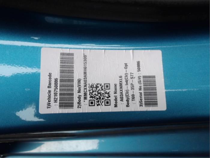 Mitsubishi Space Star 1.2 12V Sloopvoertuig (2021, Metallic, Blauw)