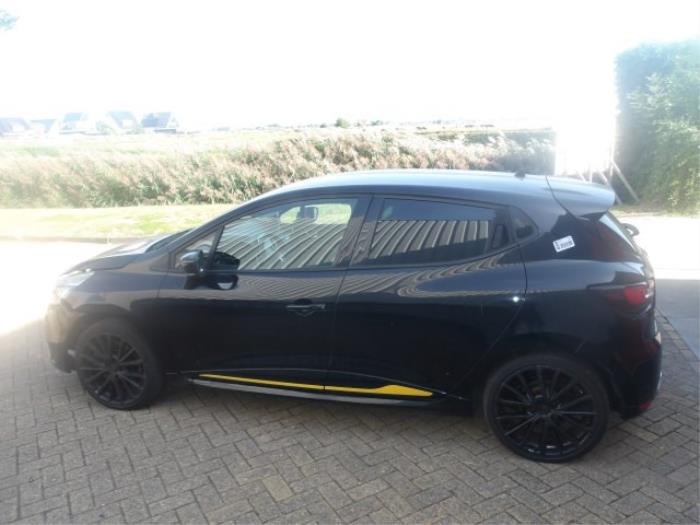 Renault Clio IV 1.6 Turbo 16V RS 200 EDC Sloopvoertuig (2016, Metallic, Zwart, Geel, Grijs)