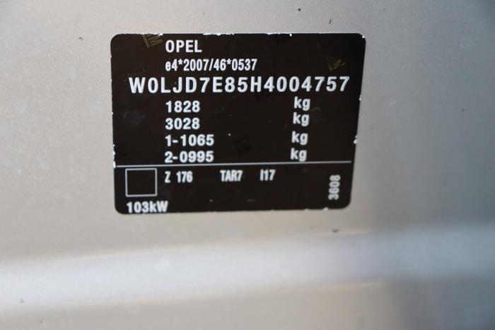 Opel Mokka/Mokka X X 1.4 Turbo 16V 4x2 Sloopvoertuig (2017, Grijs)