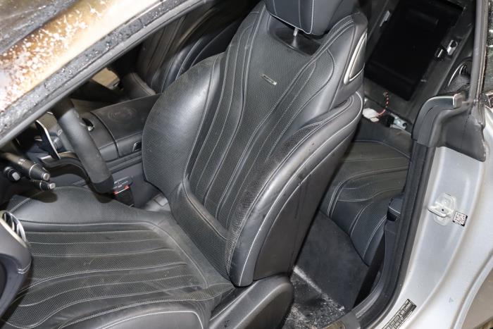 Mercedes S AMG 5.5 S-63 AMG V8 32V Biturbo 4-Matic Sloopvoertuig (2016, Grijs)