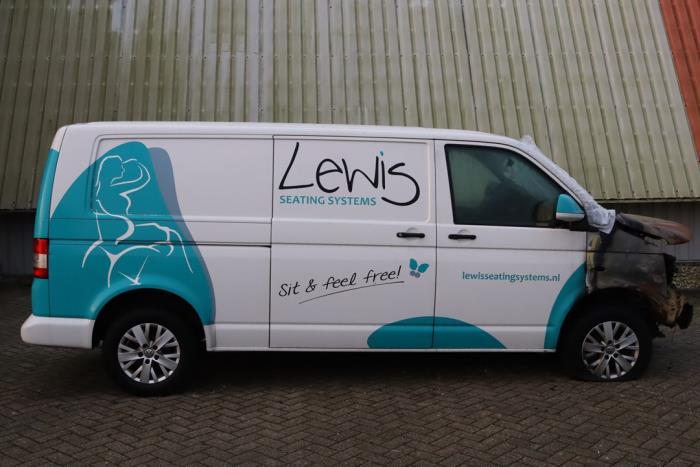 Volkswagen Transporter/Caravelle T5 2.0 TDI DRF Sloopvoertuig (2014, Wit)