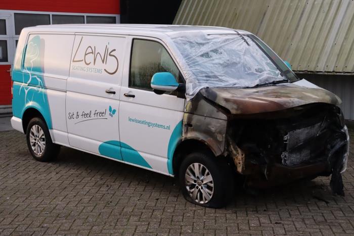 Volkswagen Transporter/Caravelle T5 2.0 TDI DRF Sloopvoertuig (2014, Wit)