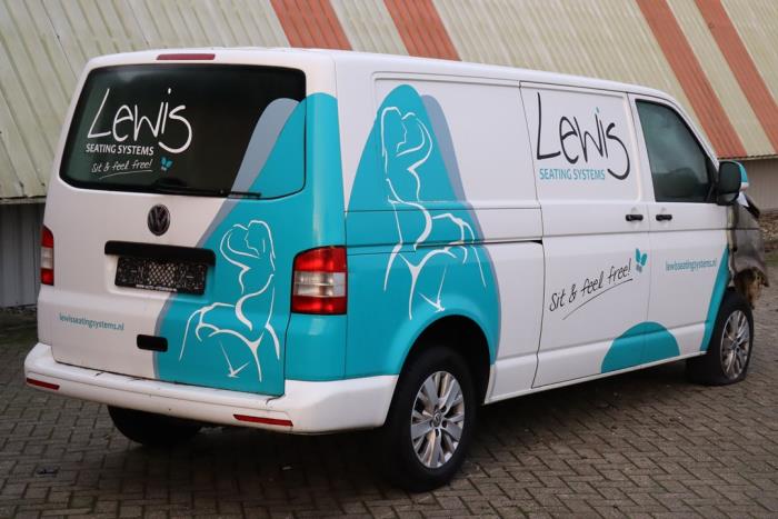 Volkswagen Transporter/Caravelle T5 2.0 TDI DRF Sloopvoertuig (2014, Wit)