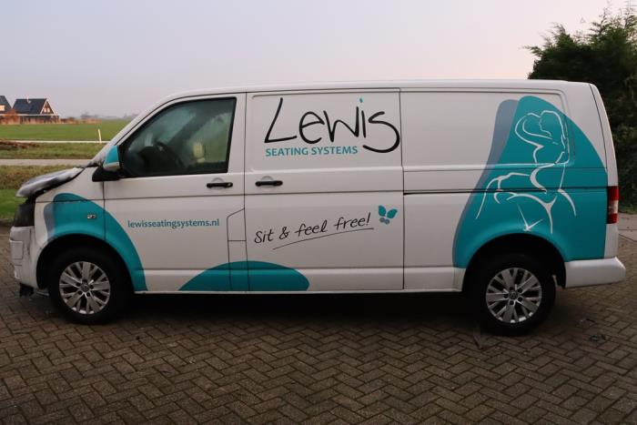 Volkswagen Transporter/Caravelle T5 2.0 TDI DRF Sloopvoertuig (2014, Wit)