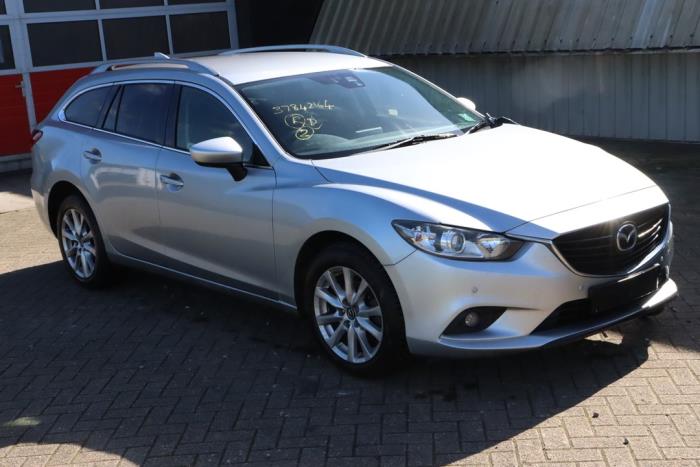 Mazda 6 SportBreak 2.2 SkyActiv-D 150 16V Sloopvoertuig (2016, Zilvergrijs)