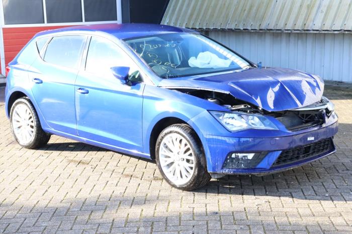 Seat Leon 1.0 TSI 12V Sloopvoertuig (2020, Metallic, Blauw)