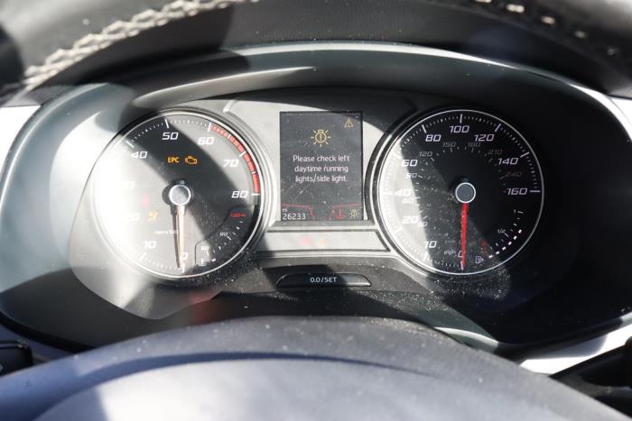 Seat Leon 1.0 TSI 12V Sloopvoertuig (2020, Metallic, Blauw)