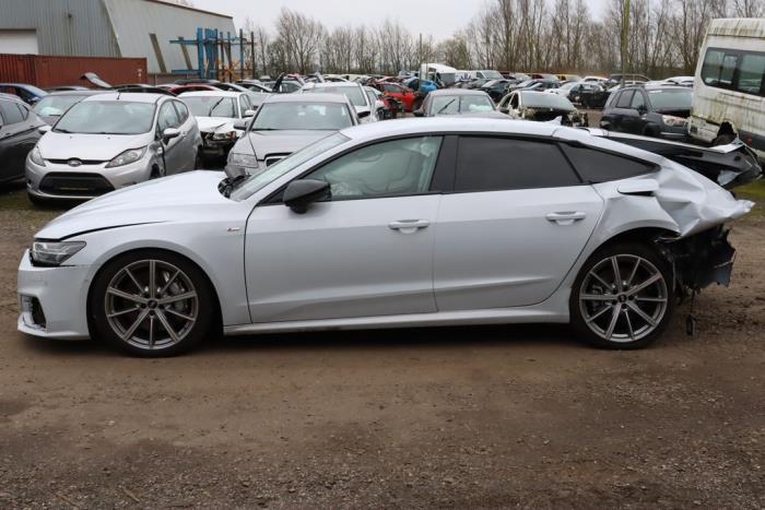Audi A7 Sportback 2.0 16V 50 TFSI E Quattro Sloopvoertuig (2020, Metallic, Zilvergrijs)