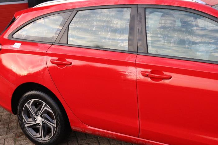 Hyundai i30 Wagon 1.0 T-GDI 12V Hybrid 48V Sloopvoertuig (2021, Rood)