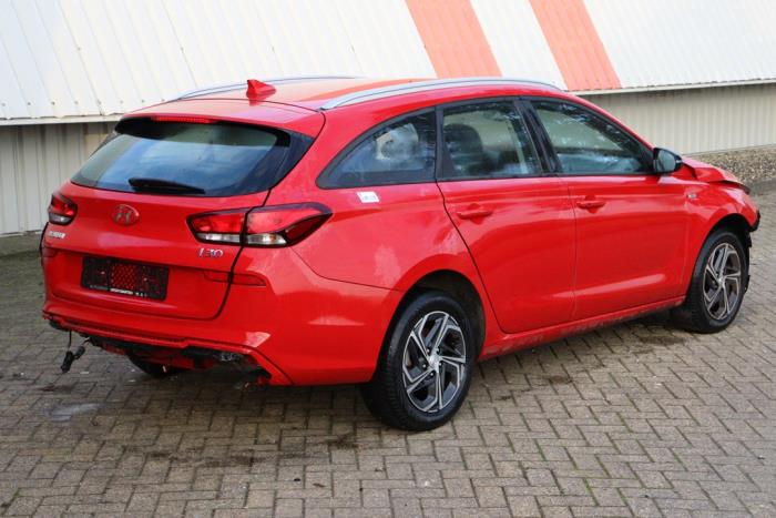 Hyundai i30 Wagon 1.0 T-GDI 12V Hybrid 48V Sloopvoertuig (2021, Rood)