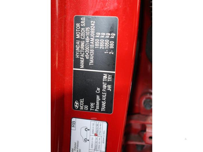 Hyundai i30 Wagon 1.0 T-GDI 12V Hybrid 48V Sloopvoertuig (2021, Rood)