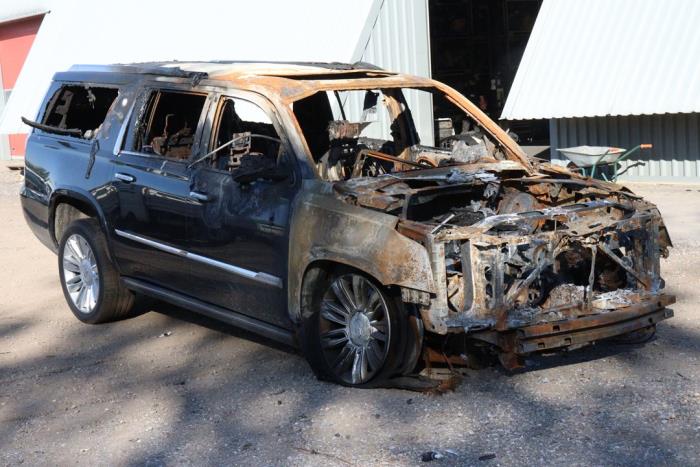 Cadillac Escalade 6.2 V8 4x4 Sloopvoertuig (2017, Zwart)