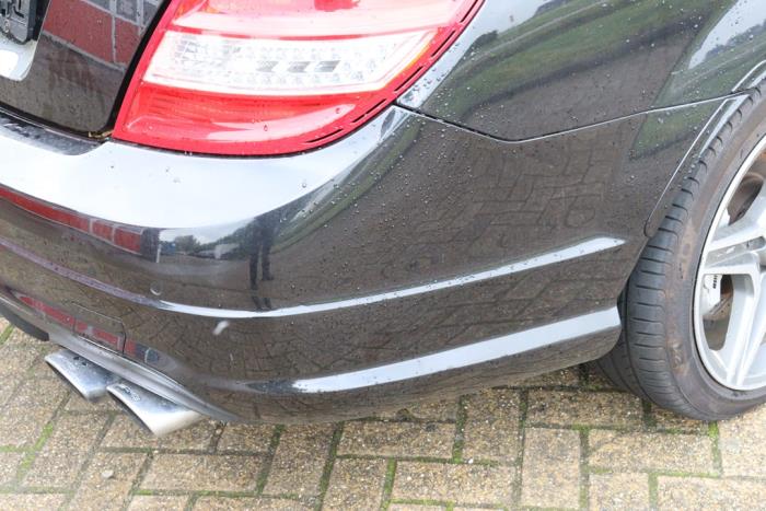 Mercedes C-Klasse AMG 6.2 C-63 AMG V8 32V Sloopvoertuig (2009, Metallic, Zwart)