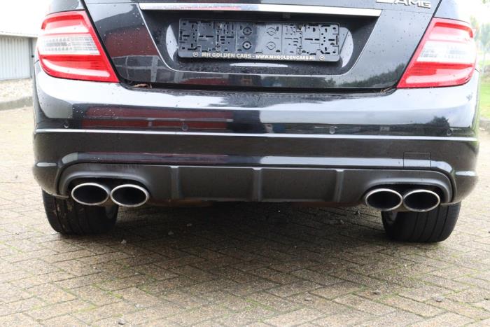 Mercedes C-Klasse AMG 6.2 C-63 AMG V8 32V Sloopvoertuig (2009, Metallic, Zwart)