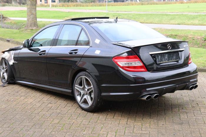Mercedes C-Klasse AMG 6.2 C-63 AMG V8 32V Sloopvoertuig (2009, Metallic, Zwart)