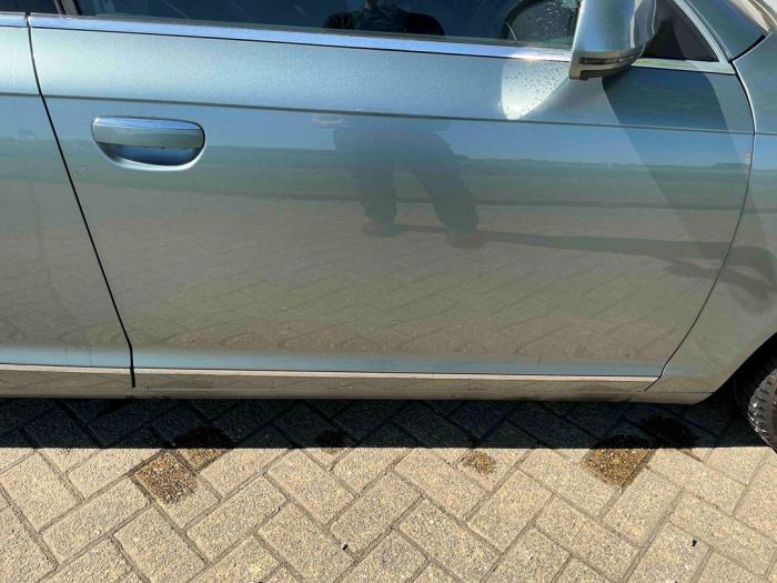Audi A6 2.8 V6 24V FSI Sloopvoertuig (2009, Metallic, Zilvergrijs)