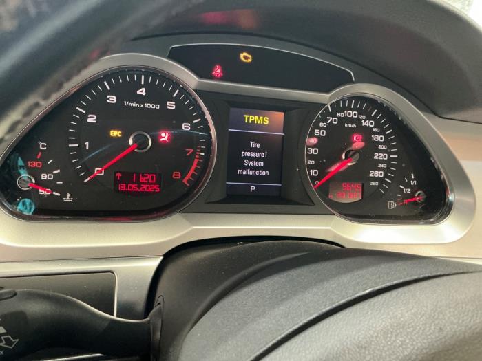 Audi A6 2.8 V6 24V FSI Sloopvoertuig (2009, Metallic, Zilvergrijs)