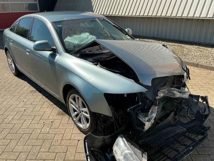 Audi A6 2.8 V6 24V FSI Sloopvoertuig (2009, Metallic, Zilvergrijs)