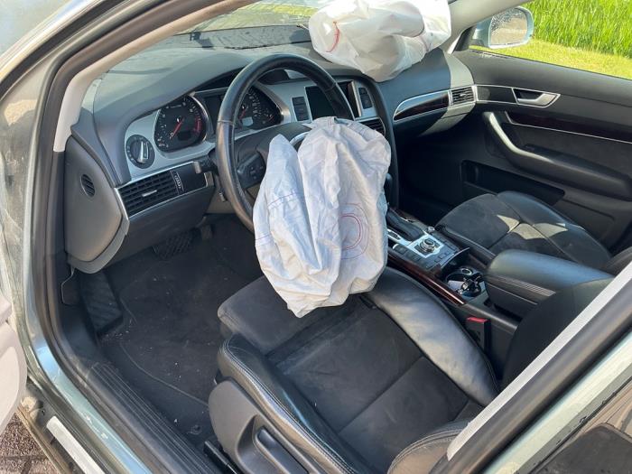 Audi A6 2.8 V6 24V FSI Sloopvoertuig (2009, Metallic, Zilvergrijs)