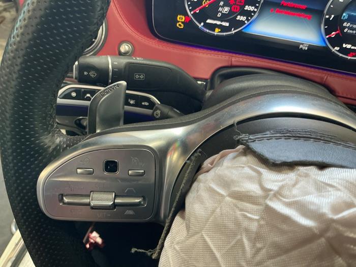 Mercedes S AMG 4.0 S-63 L AMG V8 Turbo 4-Matic+ Sloopvoertuig (2018, Wit)