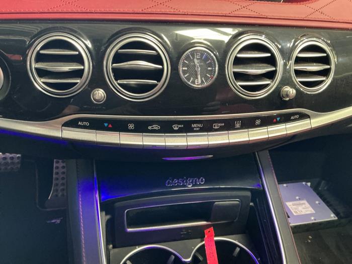 Mercedes S AMG 4.0 S-63 L AMG V8 Turbo 4-Matic+ Sloopvoertuig (2018, Wit)