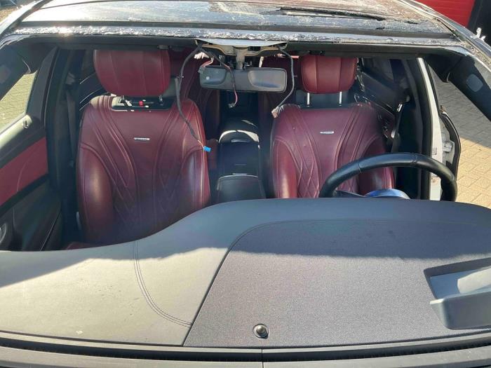 Mercedes S AMG 4.0 S-63 L AMG V8 Turbo 4-Matic+ Sloopvoertuig (2018, Wit)