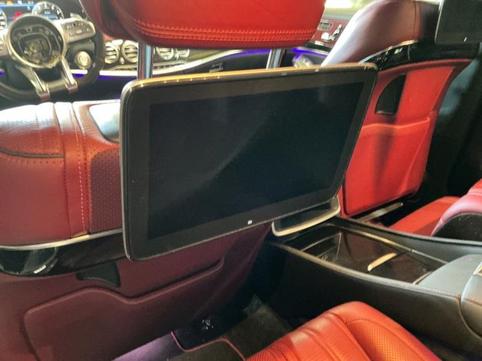 Mercedes S AMG 4.0 S-63 L AMG V8 Turbo 4-Matic+ Sloopvoertuig (2018, Wit)