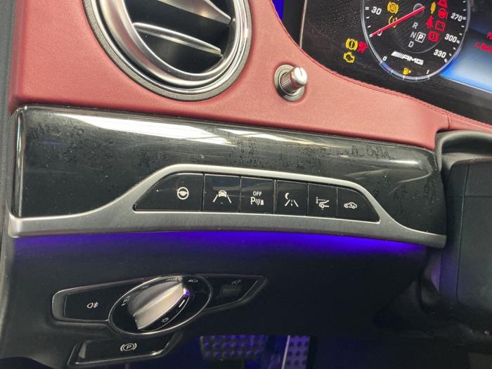 Mercedes S AMG 4.0 S-63 L AMG V8 Turbo 4-Matic+ Sloopvoertuig (2018, Wit)