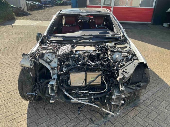 Mercedes S AMG 4.0 S-63 L AMG V8 Turbo 4-Matic+ Sloopvoertuig (2018, Wit)