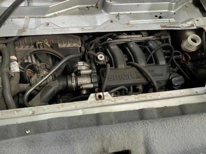 Smart Roadster Coupé 0.7 Turbo Sloopvoertuig (2003, Zilvergrijs, Zwart)