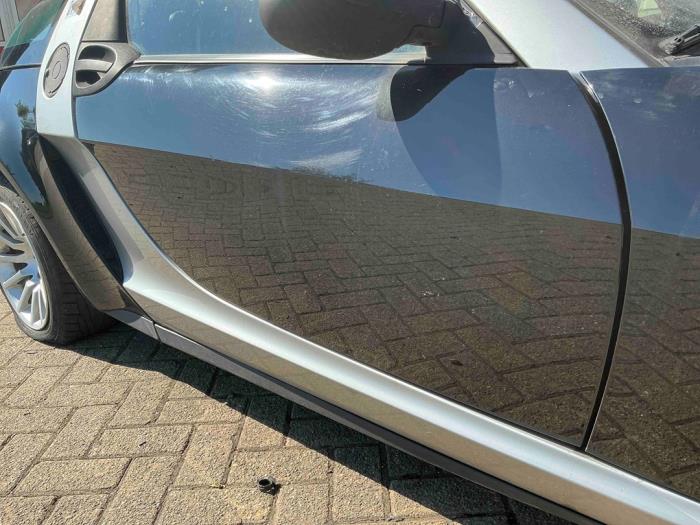 Smart Roadster Coupé 0.7 Turbo Sloopvoertuig (2003, Zilvergrijs, Zwart)