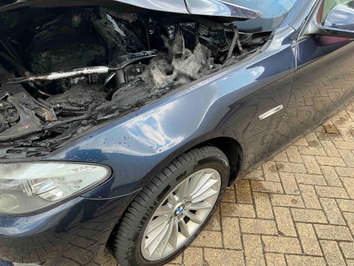 BMW 5 serie Touring 520d 16V Sloopvoertuig (2012, Metallic, Blauw)