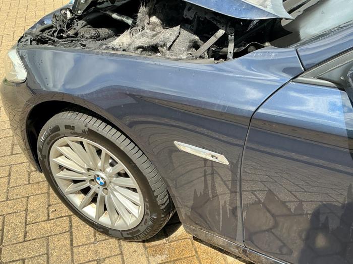 BMW 5 serie Touring 520d 16V Sloopvoertuig (2012, Metallic, Blauw)