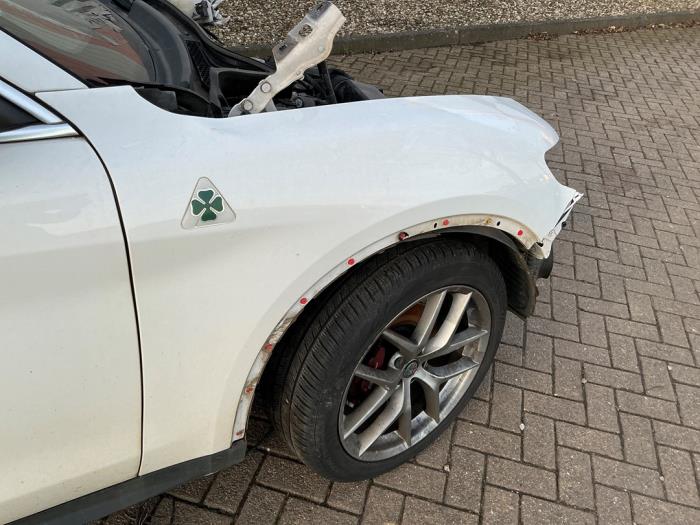 Alfa Romeo Stelvio 2.0 T 16V Q4 Sloopvoertuig (2018, Wit)