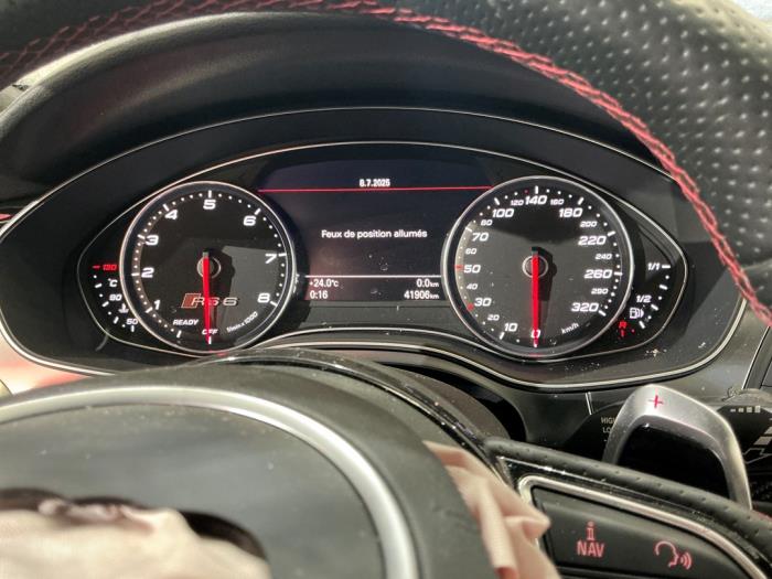 Audi RS 6 Avant 4.0 V8 TFSI Performance 32V Sloopvoertuig (2018, Metallic, Zilvergrijs, Grijs)