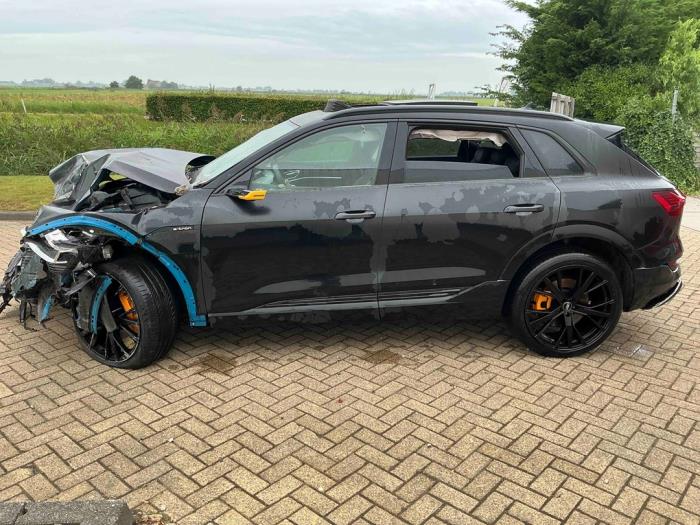 Audi e-tron 55 quattro Sloopvoertuig (2019, Blauw)