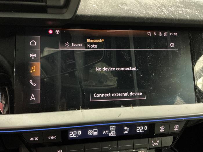 Audi A3 Sportback 1.4 40 TFSIe 16V Sloopvoertuig (2021, Metallic, Zilvergrijs)