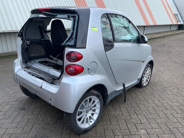 Smart Fortwo Coupé 1.0 52kW,Micro Hybrid Drive Sloopvoertuig (2008, Metallic, Zilvergrijs)