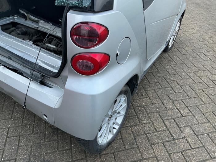 Smart Fortwo Coupé 1.0 52kW,Micro Hybrid Drive Sloopvoertuig (2008, Metallic, Zilvergrijs)