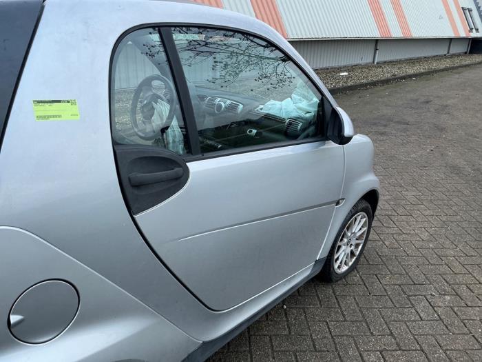 Smart Fortwo Coupé 1.0 52kW,Micro Hybrid Drive Sloopvoertuig (2008, Metallic, Zilvergrijs)