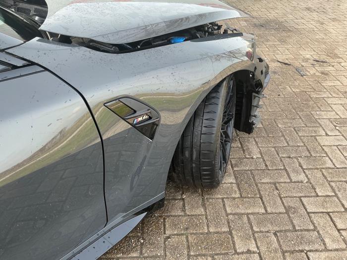 BMW M4 3.0 TwinPower Turbo 24V Sloopvoertuig (2021, Metallic, Zilvergrijs)