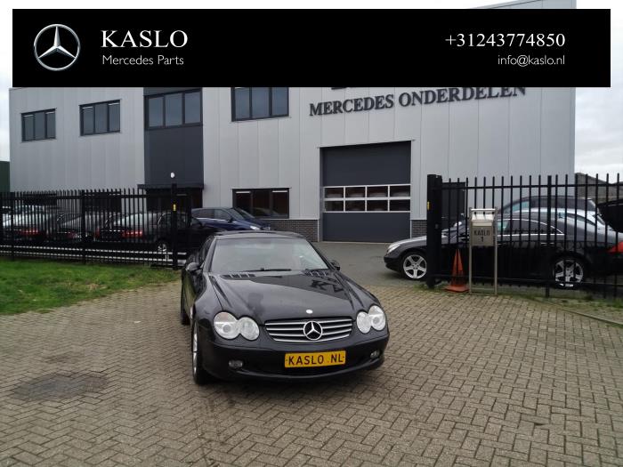 Mercedes SL 5.0 SL-500 V8 24V Sloopvoertuig (2003, Metallic, Zwart)