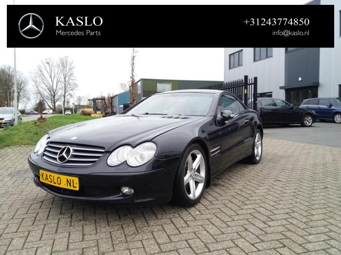 Mercedes SL 5.0 SL-500 V8 24V Sloopvoertuig (2003, Metallic, Zwart)