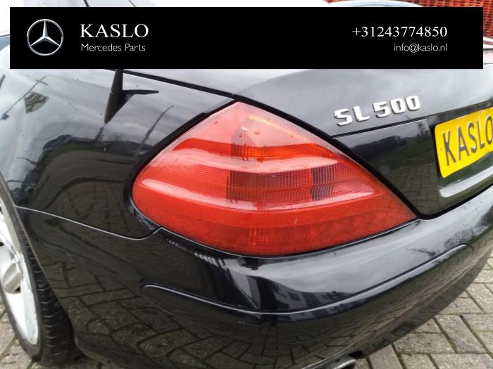 Mercedes SL 5.0 SL-500 V8 24V Sloopvoertuig (2003, Metallic, Zwart)