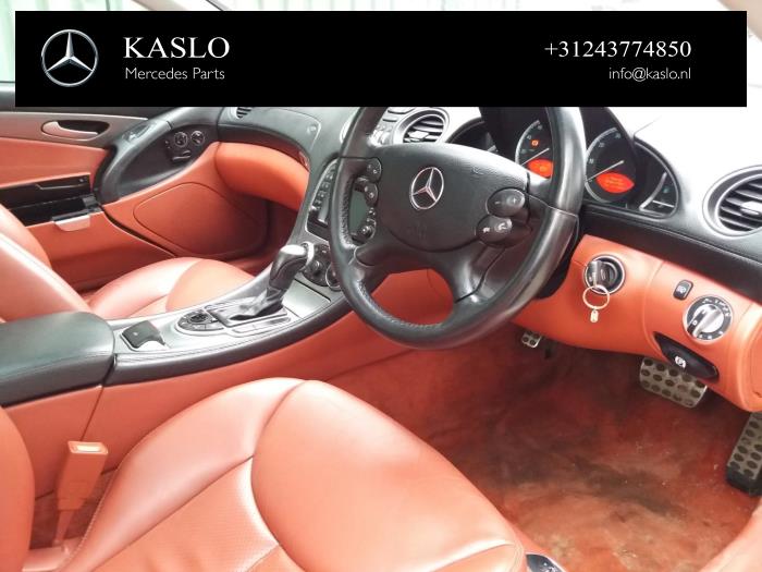 Mercedes SL 5.0 SL-500 V8 24V Sloopvoertuig (2003, Metallic, Zwart)