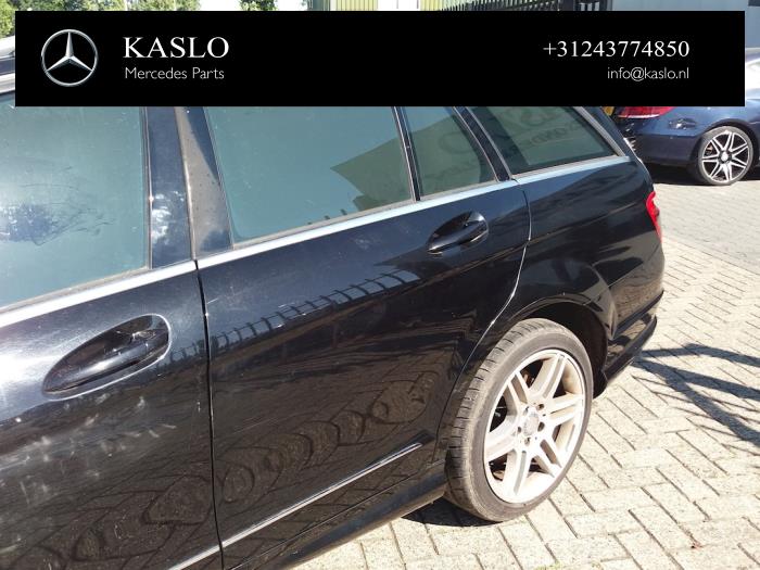 Mercedes C Estate 1.6 C-180K 16V BlueEfficiency Sloopvoertuig (2009, Metallic, Zwart)