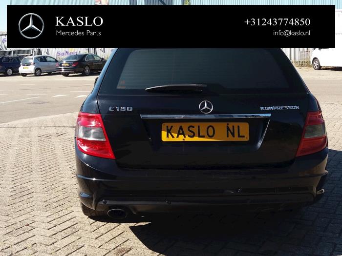 Mercedes C Estate 1.6 C-180K 16V BlueEfficiency Sloopvoertuig (2009, Metallic, Zwart)