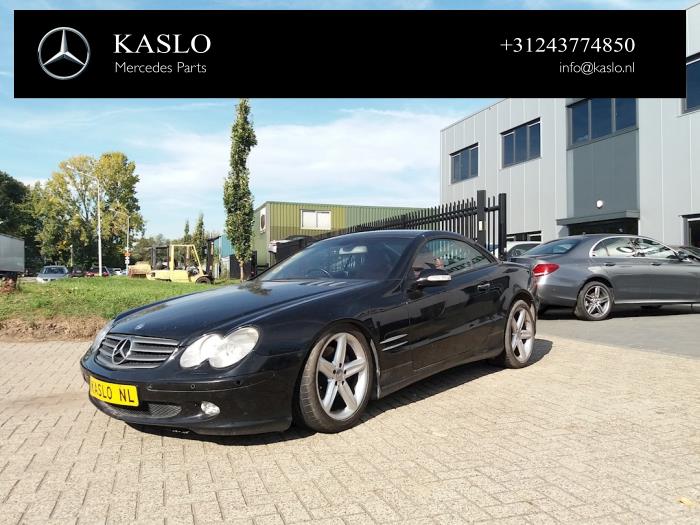 Mercedes SL 5.0 SL-500 V8 24V Sloopvoertuig (2003, Metallic, Zwart)