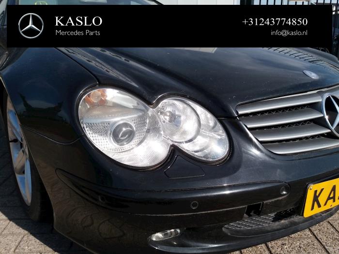 Mercedes SL 5.0 SL-500 V8 24V Sloopvoertuig (2003, Metallic, Zwart)