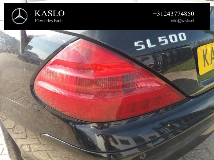 Mercedes SL 5.0 SL-500 V8 24V Sloopvoertuig (2003, Metallic, Zwart)